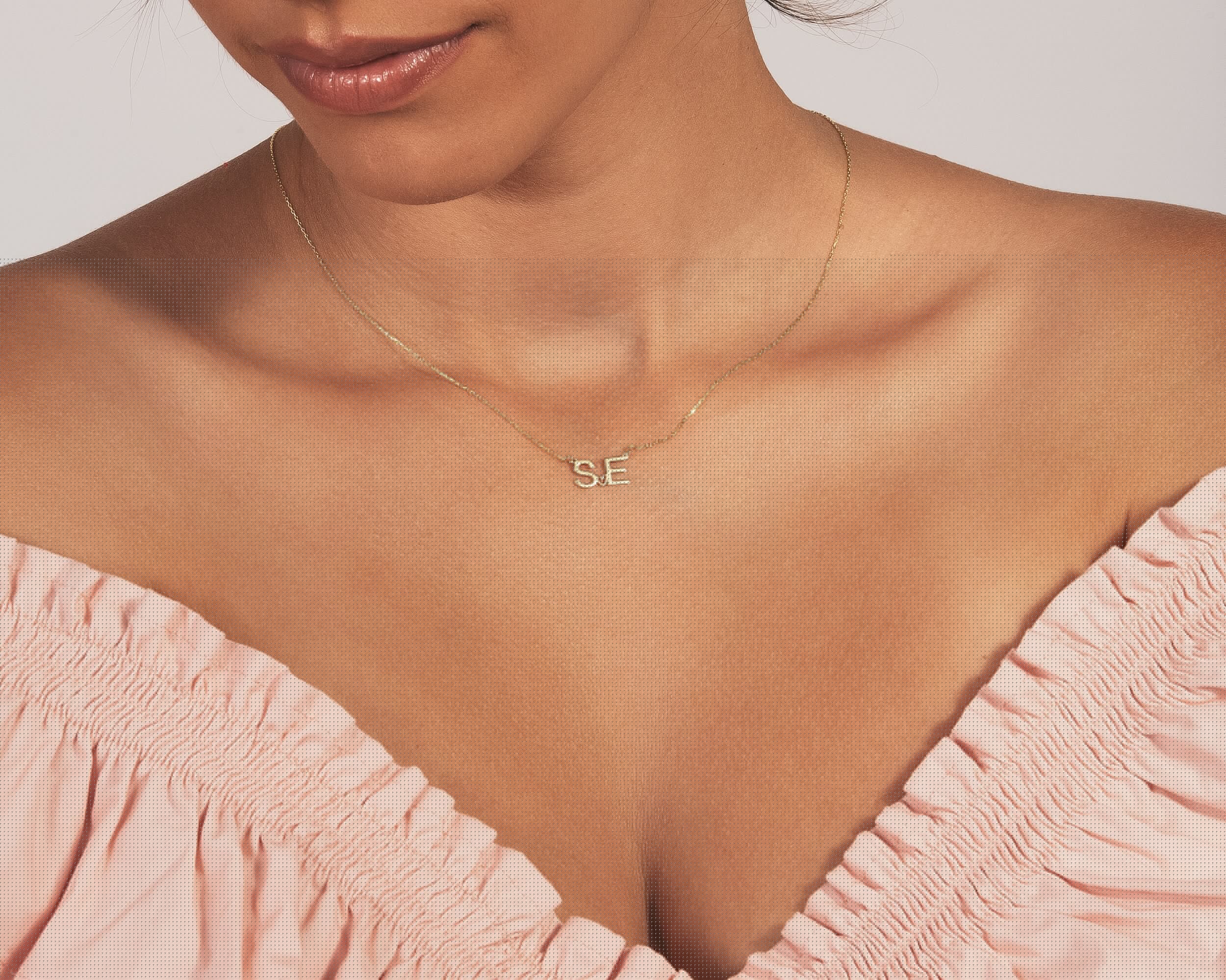 The Initial Necklace with a Heart as a wedding gift in 18K Gold Vermeil. Safe for sensitive skin, made for keeping.