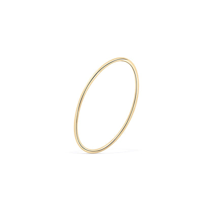 Minimal Band Ring in 18K Gold Vermeil. Tarnish-resistant, perfect for daily wear.