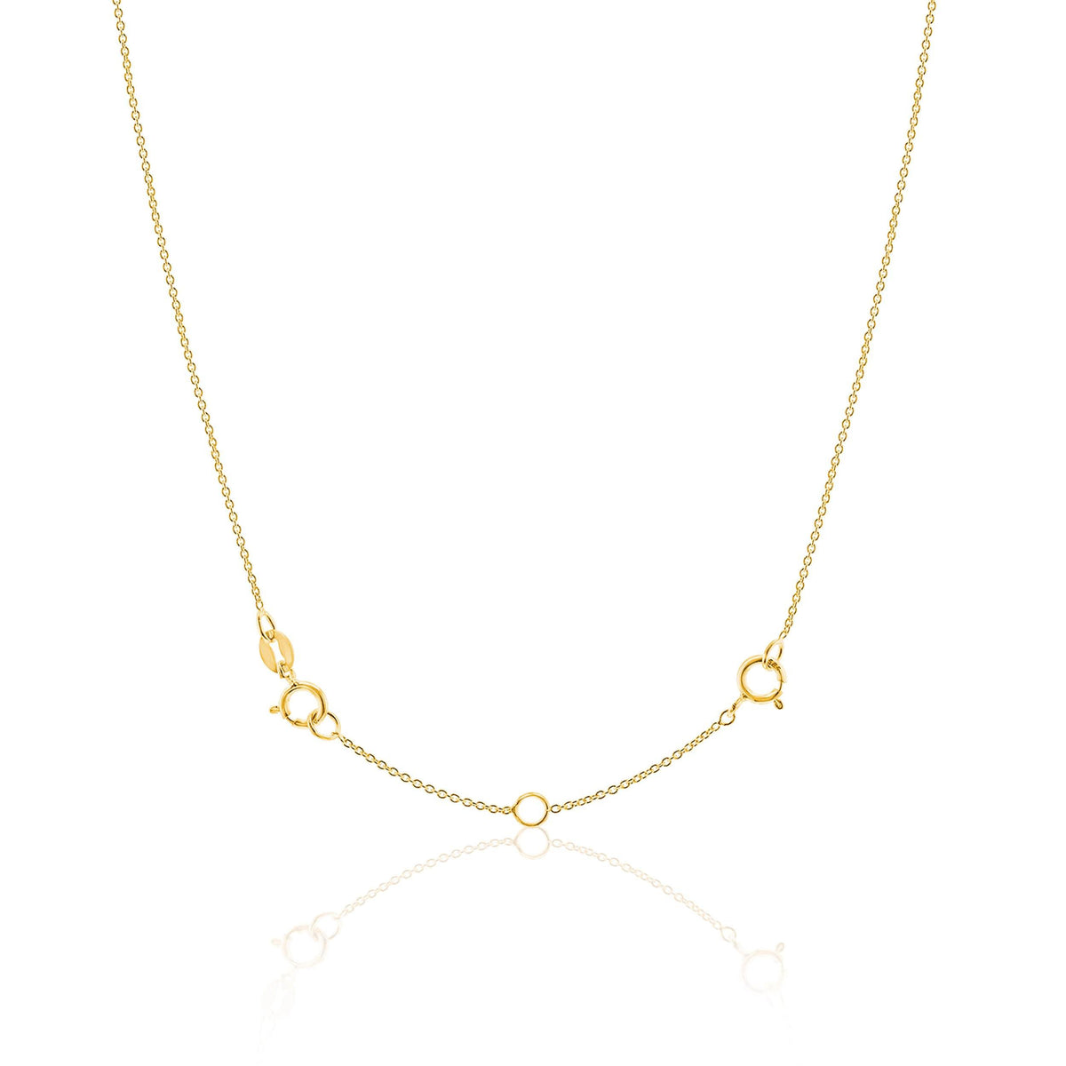 Necklace Extender in 18K Gold Vermeil. Tarnish-resistant, perfect for daily wear.