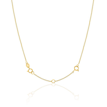 Necklace Extender in 18K Gold Vermeil. Tarnish-resistant, perfect for daily wear.