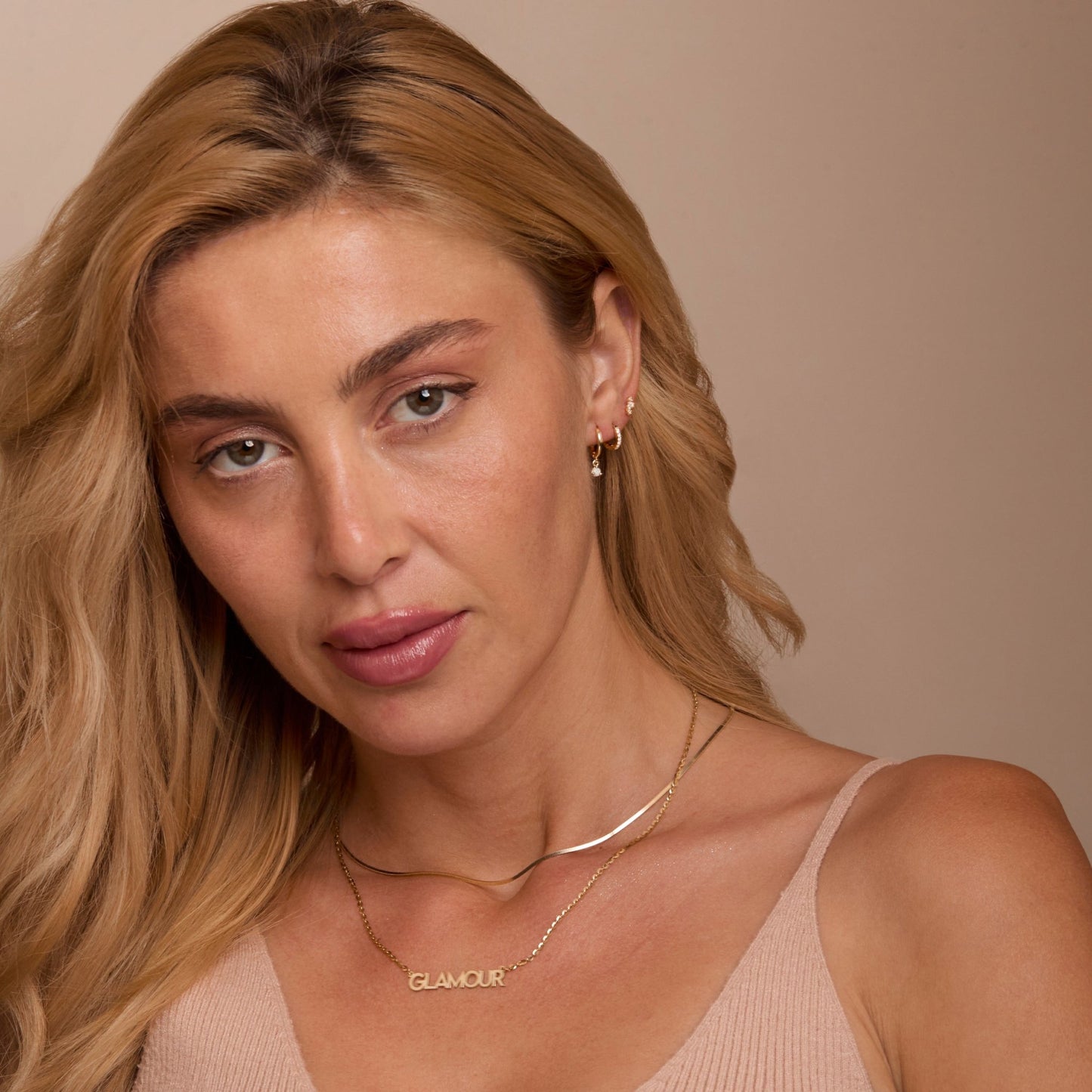 The Opal Earring Set worn in 18K Gold Vermeil — refined accessory for women. Tarnish-resistant.