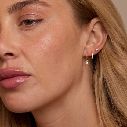 Opal Earring Set as a thoughtful birthday gift in 18K Gold Vermeil with Opal. Hypoallergenic for sensitive ears.