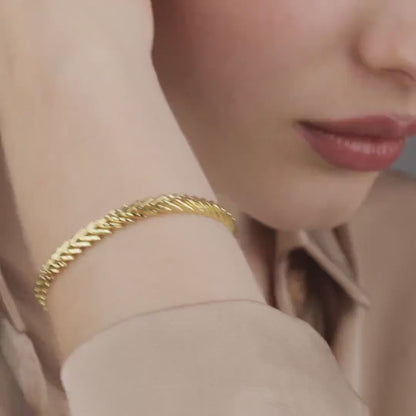 Foxtail Bracelet in 18K Gold