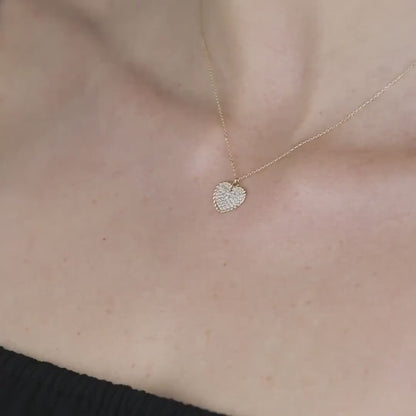 Heart Necklace in 18K Gold