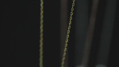 2 Initials Necklace in 18K Gold