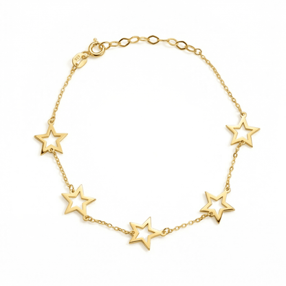 Star Bracelet in 18K Gold Vermeil. Tarnish-resistant, perfect for daily wear.