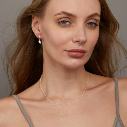 The Star Hoop Earrings as a graduation gift in 18K Gold Vermeil. Tarnish-resistant, made for keeping.