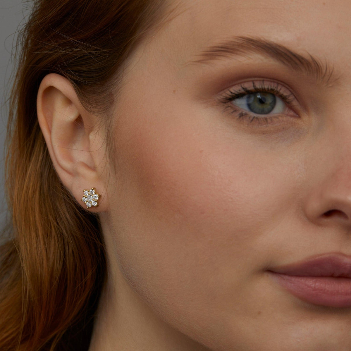 The Star of David Stud Earrings as a confirmation gift in 18K Gold Vermeil. Tarnish-resistant, made for keeping.