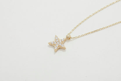 The Star Pavé Necklace as a graduation gift in 18K Gold Vermeil. Tarnish-resistant, made for keeping.